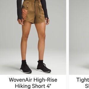 Lululemon Woven Air HR Hiking Short 4”
